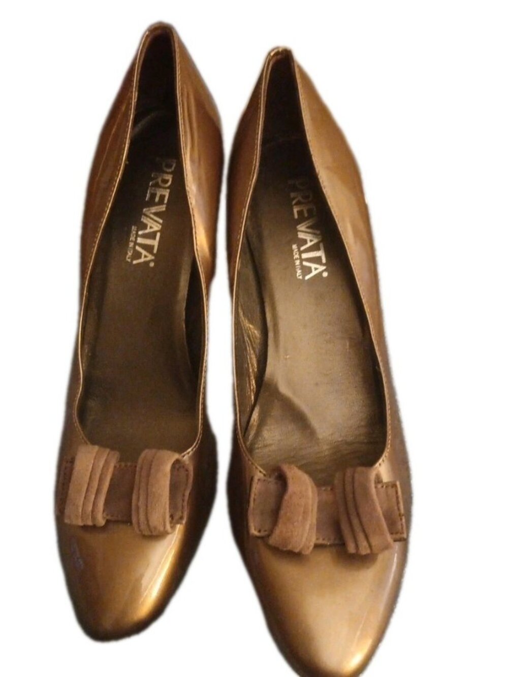 Prevata Women Shoes Size 7.5 Italy Bow Heels